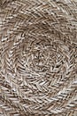 Rattan weave in circle layer texture background