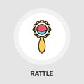 Rattle Flat Icon