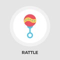 Rattle Flat Icon