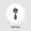 Rattle Flat Icon