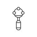 Rattle toy icon Royalty Free Stock Photo