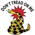 Dont Tread on Me Snake Royalty Free Stock Photo