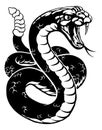 Rattlesnake Snake Animal Sport Team Cartoon Mascot Royalty Free Stock Photo