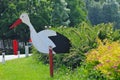 Rattling stork, symbol for birth of babies