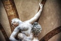 Ratto delle Sabine statue in Loggia de Lanzi in Florence Royalty Free Stock Photo