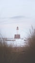 Rattray Head lighthouse at Aberdeenshire coast, Scotland