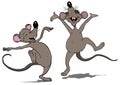 Happy mice and rat