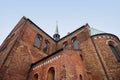 Ratzeburg dom, backside of the cathedral with the ridge turret i