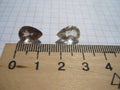 Rauch topaz crystals, quartz crystals. Jewelry inserts. Beads.