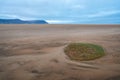 Raudasandur or red sandy beach in the westfjords of Iceland. Royalty Free Stock Photo