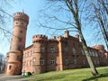 Raudone town castle, Lithuania Royalty Free Stock Photo