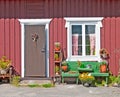 Rauma. Finland. House in Old Rauma