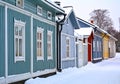 Rauma Old Town in Finland Royalty Free Stock Photo