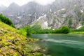 Rauma river near Troll Wall rocks (Trollveggen)