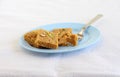 Rava Barfi Indian Vegetarian Sweet made from Semolina