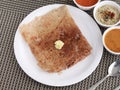 Rava dosa South Indian cuisine breakfast