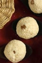 Rava ladoo - An Indian sweet dish Royalty Free Stock Photo