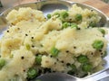 Rava upma in plate