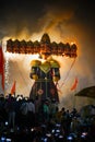 Ravan Dahan, according to Hindu culture, Effigies of Ravana are burned on Vijayadashami, in India at many places, Ravana burning