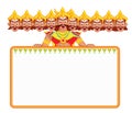 Ravana with ten head for Dussehra