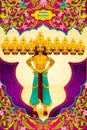 Ravana with ten head for Dussehra