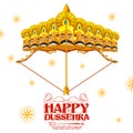 Ravana with ten heads for Dussehra