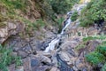 Ravana waterfall in Sri Lanka. Beautiful landscape with waterfall.