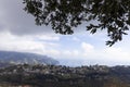 Ravello, Amalfi coast, Salerno, Italy. view of the town with the Lattari mountains Royalty Free Stock Photo