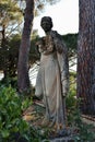 Ravello - Statua di Flora al Terrazzo delle Rose di Villa Cimbrone