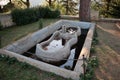 Ravello - Fontana con vasca sul Terrazzo delle Rose di Villa Cimbrone