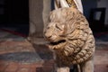 RAVELLO, ITALY - APRIL 31 2022 - Details of the pulpit of the cathedral in Ravello, Amalfi Coast