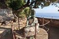 Ravello - Statua di Ermes in Riposo al Poggio di Mercurio di Villa Cimbrone