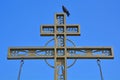 Raven on the Cross in honor of 850 anniversaries of the city in Pereslavl-Zalessky, Russia