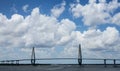 Ravenel Bridge, Charleston, SC. Royalty Free Stock Photo