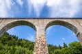 the Ravenna Bridge railway viaduct on the HÃÂ¶llental Railway line in the Black Forest, in Breitnau, Breisgau-Hochschwarzwald,