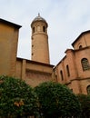 Bell Tower at Basilica of San Vitale in Ravenna Italy Royalty Free Stock Photo