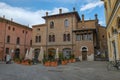 A square in the center of Ravenna, Italy Royalty Free Stock Photo