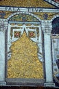 Ravenna, Italy - 18 AUGUST, 2015 - 1500 years old Byzantine mosaics from the UNESCO listed basilica of Saint Vitalis in Ravenna, I Royalty Free Stock Photo