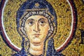 Ravenna, Italy - 18 AUGUST, 2015 - 1500 years old Byzantine mosaics from the UNESCO listed basilica of Saint Vitalis in Ravenna, I Royalty Free Stock Photo