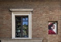 Dante Alighieri and the bookcase