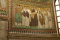 Ravenna, Italy - September 6 2009: Basilica of San Vitale, mosaic with Emperor Justinian