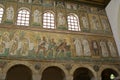 Ravenna, Italy - September 05 2009: Church of Sant`Apollinare Nuovo, mosaic