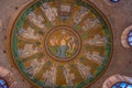 Ravenna, Italy, September 1, 2021: Mosaic at the Battistero degl Royalty Free Stock Photo