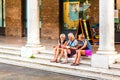 EDITORIAL, tourists in Piazza del Popolo