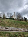 RAVENSBURG, GERMANY. A medieval hilltop castle on the so-called `Burgberg` 525 m above Ravensburg. Royalty Free Stock Photo