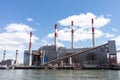 Ravenswood Generating Station Power Plant along the East River in Long Island City Queens