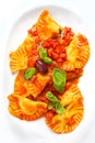 Ravioli Overhead Royalty Free Stock Photo