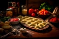 Ravioli Revelry: Delight in the Perfect Pasta Pockets on Your Desktop