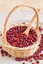 Raw adzuki red beans