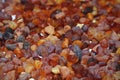 Raw amber background Royalty Free Stock Photo